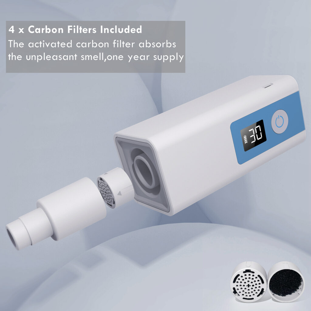 SolidCLEANER Portable CPAP Cleaner Bundle with Carbon Filters, LED ...